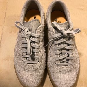 Adidas samba rose sneakers in gray with gum sole